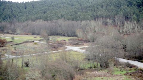 Imagen de archivo de una concentraci&oacute;n parcelaria en Cartelle