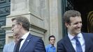Feijoo y Casado, en una de las �ltimas visitas de este �ltimo a Galicia