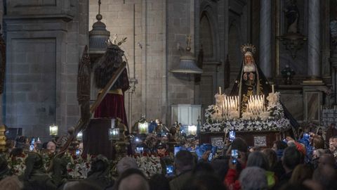 Procesi&oacute;n de la &Uacute;ltima Cena del Salvador en la iglesia de San Francisco