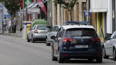 Un coche patrulla de la Polica Nacional de Viveiro, en una foto de archivo