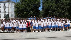 Recepci�n a los 116 deportistas lucenses que ir�n a los juegos del Eixo Atl�ntico