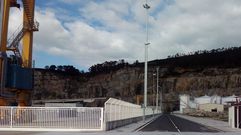 Vista del nuevo vial en Caneli�as