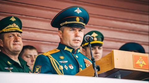 El general ruso Vladimir Zavadski, en junio del 2020.