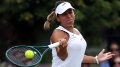 J�ssica Bouzas, durante su participaci�n en Wimbledon 2025