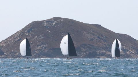 La regata R&iacute;as Baixas vivi&oacute; ayer su pen&uacute;ltima jornada con una etapa entre A Pobra y Vigo.