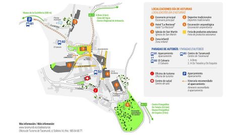 Plano de Taramundi.Plano de Taramundi
