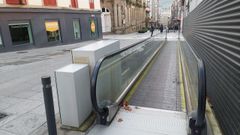 El �ltimo tramo de las rampas qued� inutilizado debido al incidente el�ctrico