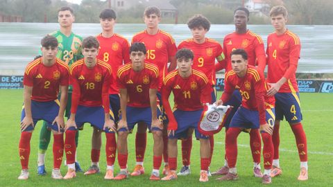 Once titular de Espa�a en su segundo partido contra la Rep�blica Checa en Sanxenxo