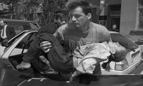 La nia de 12 aos, Azra Buljubasic, una de las vctimas del asedio de Sarajevo.