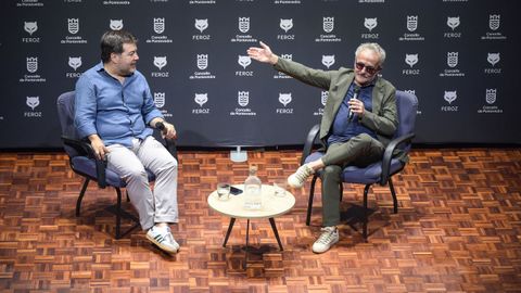 Morris, ayer en el Teatro Principal, donde se anunci que ser el segundo presentador de los Premios feroz