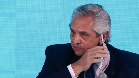 El presidente de Argentina, Alberto Fern�ndez