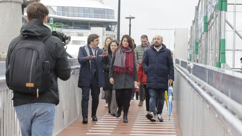 Inauguración y puesta en sevicio de la plataforma náutica de O Parrote, en A Coruña