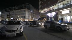 Operativo de la Guardia Civil en Foz, en imagen de archivo