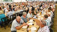 El �rea recreativa de A Madalena acogi� el s�bado la multitudinaria comida dedicada a los mayores del municipio.