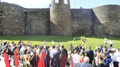 Lara Méndez ofició una boda en A Mosqueira en septiembre del 2022
