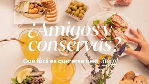 Una de las im�genes de la campa�a promocional de las conservas de pescado y marisco lanzada por Anfaco-Cytma