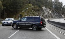 El conductor perdi� el control del coche: result� ileso. 