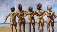 Uno de los cuadros de Delmiro Carballo forma parte de la donaci&oacute;n