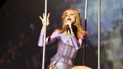 LA CANTANTE MADONNA EN UNA ACTUACI�N EN DIRECTO