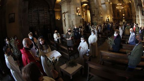 Bendici�n de ramos en Ribeira