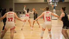 Imagen de un partido anterior del Cortegada, en Fontecarmoa.