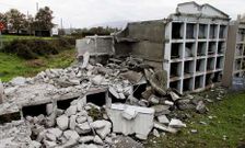 La demolici�n de los 17 panteones del cementerio de Cora se hab�a realizado en diciembre del 2011.
