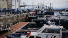 Imagen del puerto de Ribeira en la tarde del jueves