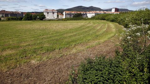 El vehículo abandonado estaba estacionado en la Finca do Ouro, en Vilagarcía