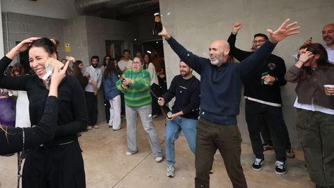 Celebrando el 70048 en la sede de la Avenida de Madrid, que deja 1.250.000 euros a la serie