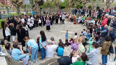 Un momento do concerto de presentacin do novo Coro de Vecias Bravas. celebrado este sbado no parque Elosa Rivadulla