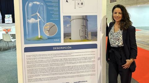 Laura Rodr�guez, responsable de Desarrollo de Negocio de Instra Ingenieros, en la feria Enerx�tica