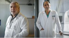 Luis Ant�n Aparicio, jefe de Oncolog�a del Chuac, y Venancio Chantada Abal, jefe de Urolog�a