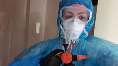 Nuria �lvarez, empleada en un geri�trico de Coles (Ourense)