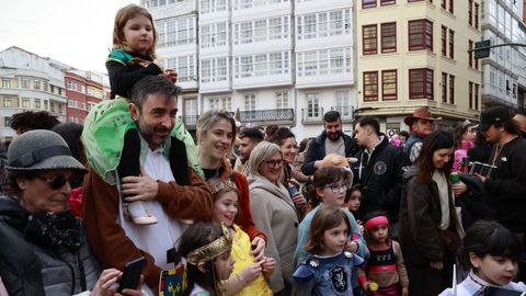 Martes de carnaval en el barrio de Monte Alto, en A Coru�a