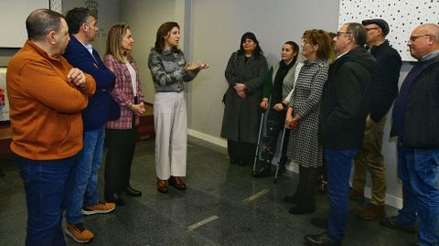 La conselleira de Medio Ambiente, �ngeles V�zquez, visit� Castrelo de Mi�o.