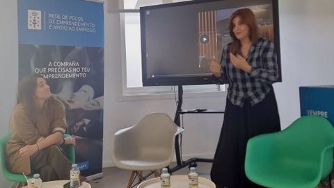 Charla taller de Lucía Freitas en el Polo de Emprendemento de Verín.