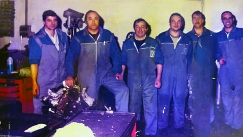 Una de las fotos hist�ricas del taller que rescat� la empresa