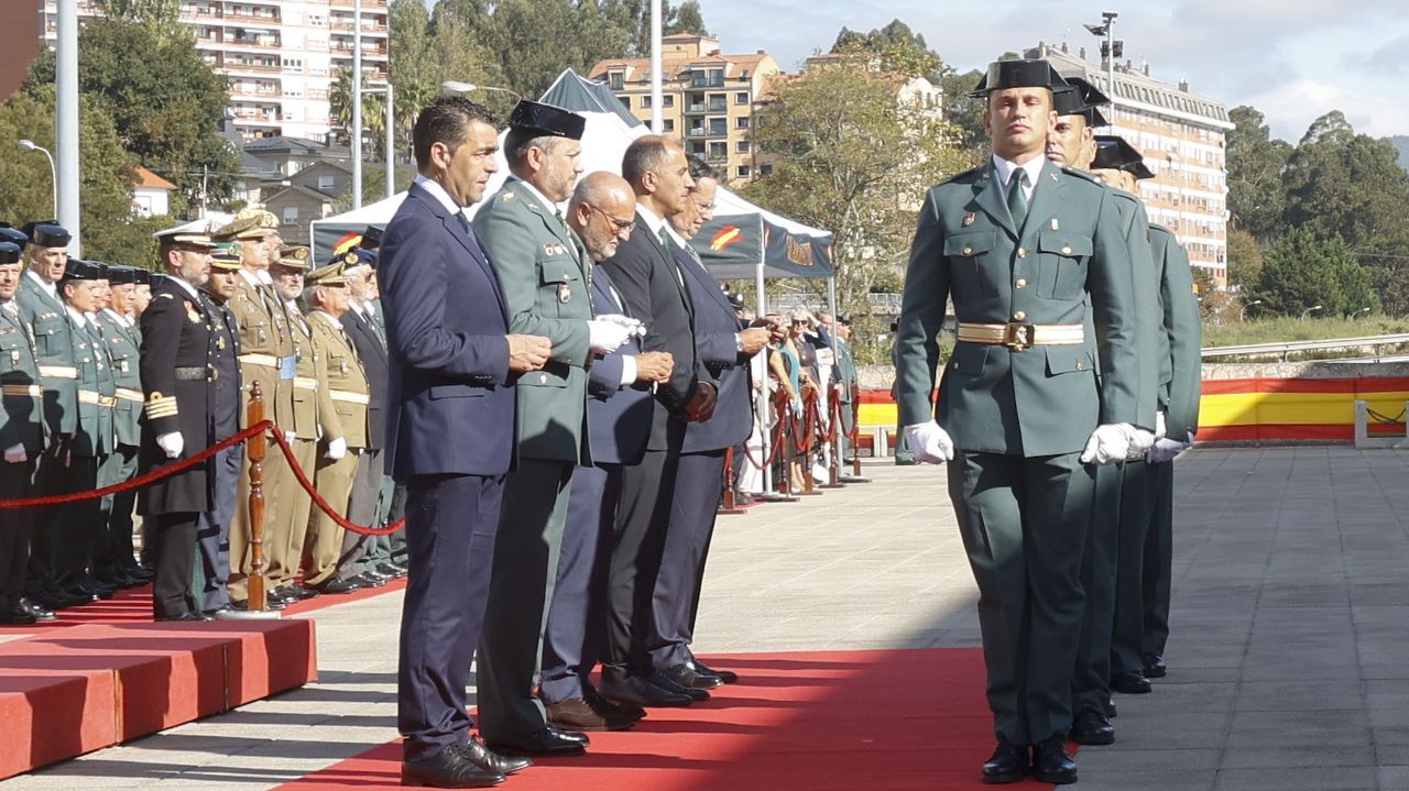 La Guardia Civil conmemora el día del Pilar en la sede provincial de Pontevedra
