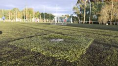 Campo de ftbol en Caranza, en foto de archivo.