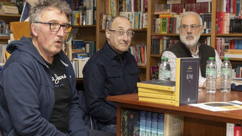 Ra�l G�mez, Blanco Quintela e Pepe Carballude, en Bra�as