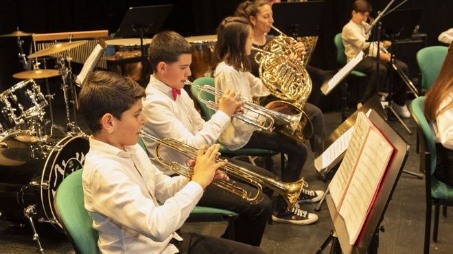 Una actuaci�n reciente en el Conservatorio de Carballo
