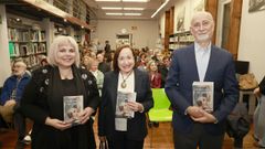 Marisa Russo, Cristina Guf� y Antonio Couto en la presentaci�n del libro de Cristina, �La antesala del beso�