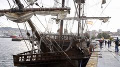 El gale�n Andaluc�a atraca en Vigo