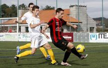 Partido liguero del pasado abril entre el Lal�n y el Ribadumia.