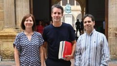 Ineis Allue, Lucas Macías y Jorge Bronte