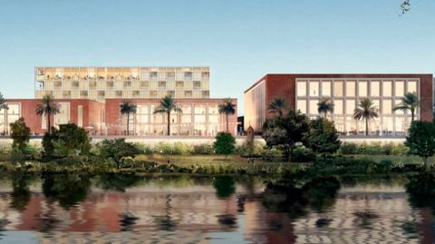 Recreacin del hotel que construye San Jos en Sevilla