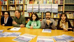 Plataforma Galega en Defensa do Ensino P�blico, en la presentaci�n de las protestas
