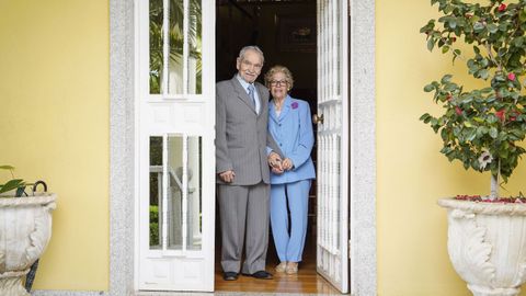 Jos� N��ez, con su mujer Manuela L�pez, en una foto del a�o 2025.