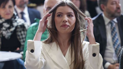 Sofía, el pasado diciembre, en su primer acto oficial en solitario.