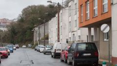 La calle Ferm�n Rivera, en el barrio de A Ponte